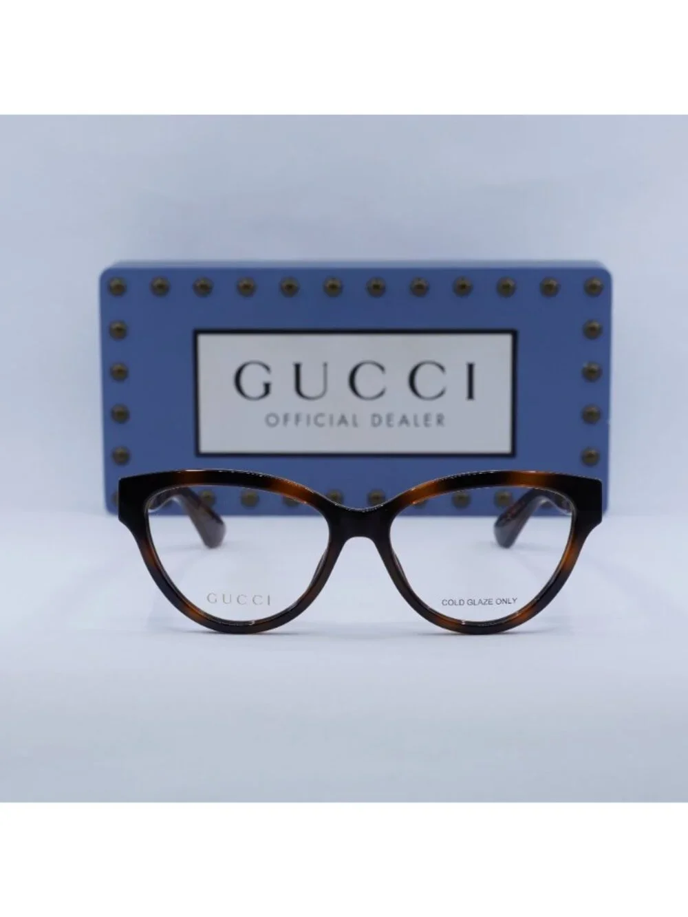 Gucci GG1581O 002 Cat Eye Eyeglasses 55mm - Havana